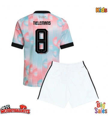 Belgium Youri Tielemans #8 Replica Away Stadium Kit for Kids World Cup 2026 Short Sleeve (+ pants)